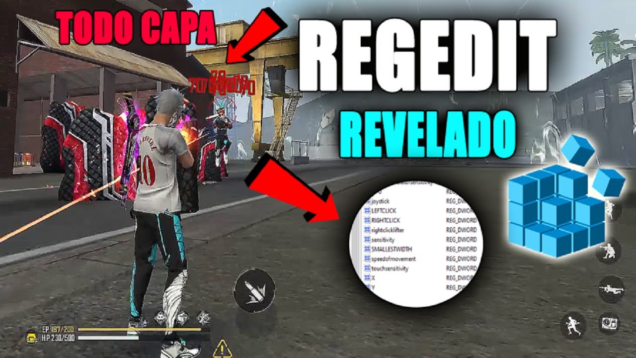 guia completa que es el regedit en free fire y como utilizarlo en el juego del pase elite