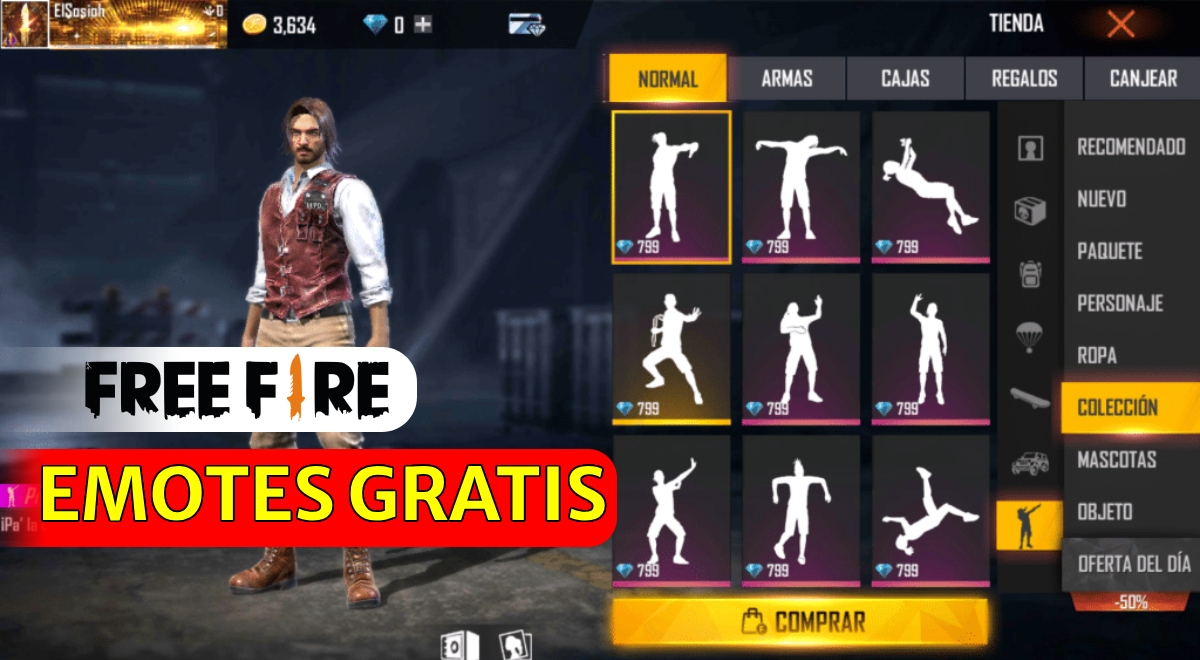 guia definitiva donde encontrar emotes raros en free fire descubrelo ahora