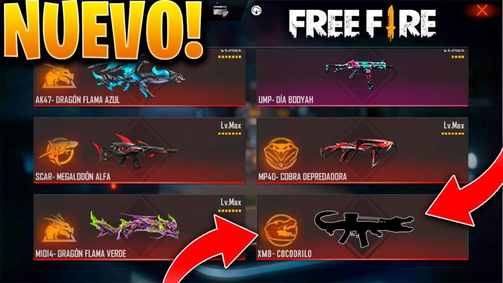 descubre cuales son las armas evolutivas mas poderosas en free fire guia completa para avanzar en el juego